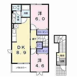 サンセールＯ・B（昭和町）の物件間取画像